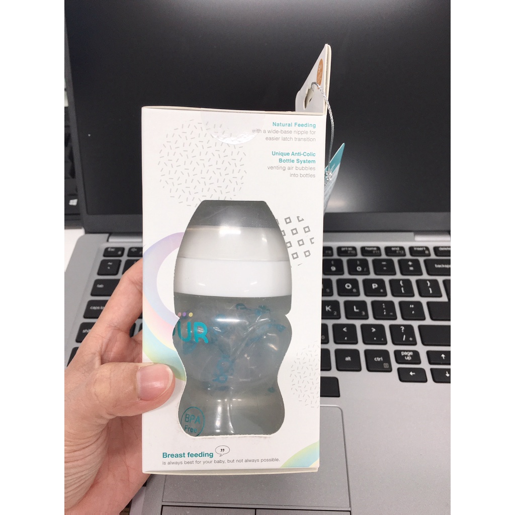 BÌnh Sữa Pur Advanced cổ rộng 150ml - 250ml Thái Lan