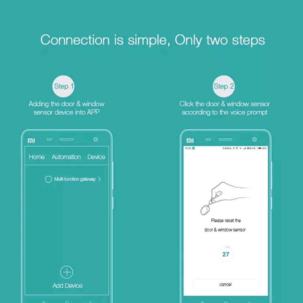Bộ cảm biến cửa &amp; cửa sổ thông minh Xiaomi mijia