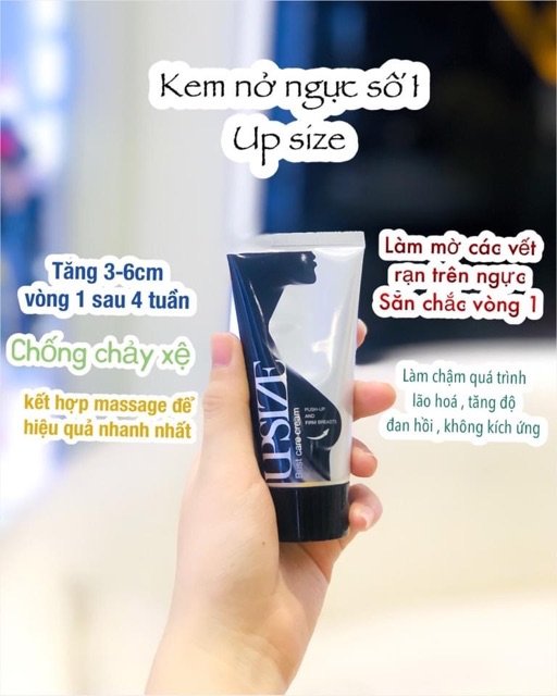 Kem upsize nâng nở ngực