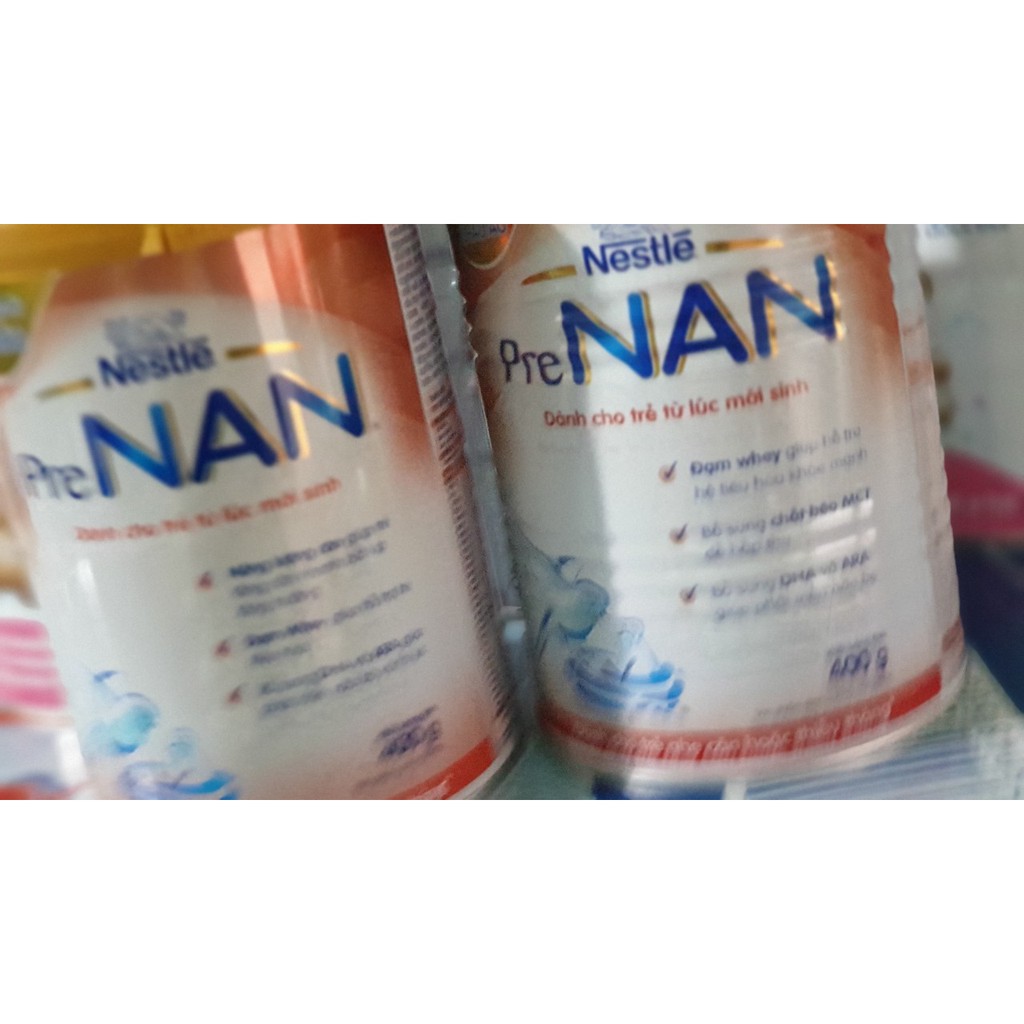 Pre NAN- sản phẩm dành cho trẻ thiếu tháng hoặc nhẹ cân 400g Date 2021