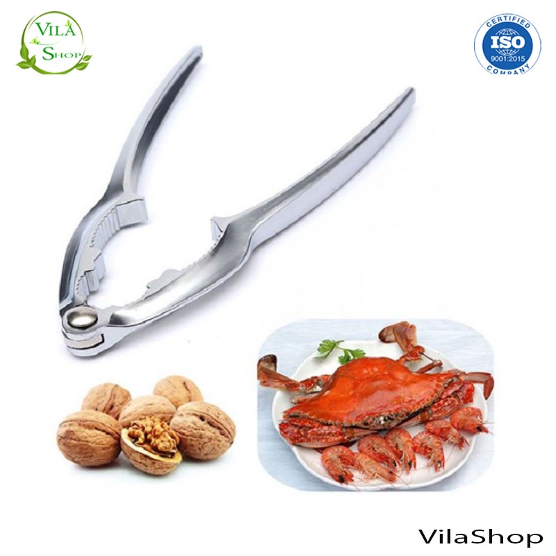 [3 Phân Loại] Dụng Cụ Kẹp Càng Cua, Ghẹ,Tách Các Loại Vỏ, Hạt Cứng Đa Năng Chất Liệu Loại Nhôm Và Inox