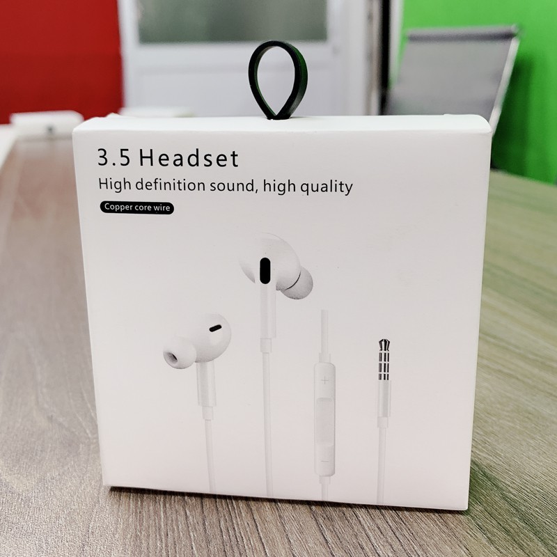 Tai nghe có dây âm thanh chuẩn HIFI có tăng giảm âm lượng bảo hành 1 năm IPHONE305 tai nghe bluetooth