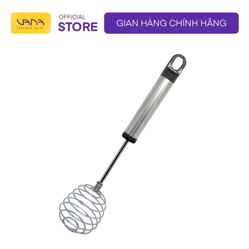 Phới đánh trứng lò xo 25cm chất liệu inox