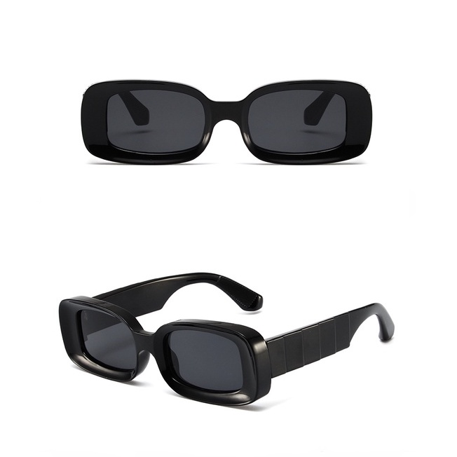 Kính Mát Gọng Vuông Nhỏ Màu Kẹo Phong Cách hip hop retro Mới