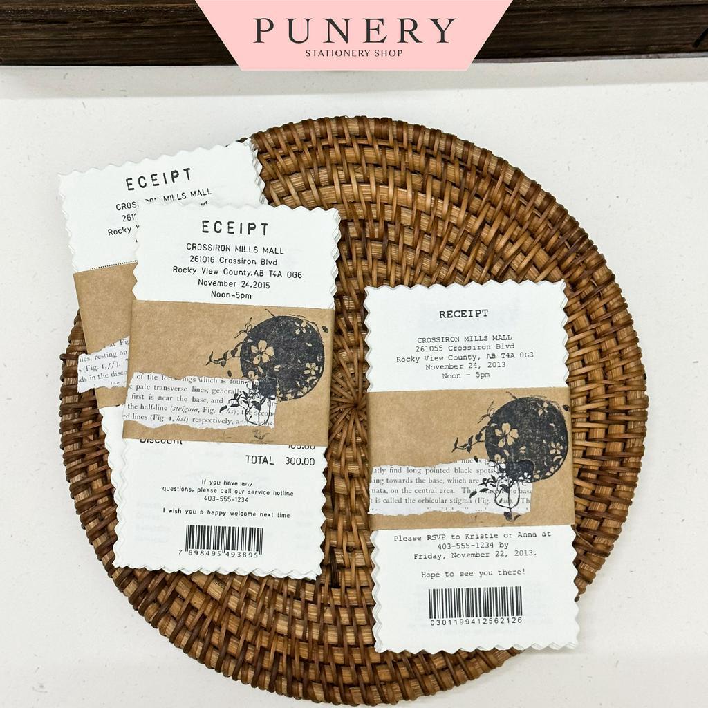PUNERY - PU006 - Set 30 tờ giấy note trang trí thủ công Vintage - YUXIAN