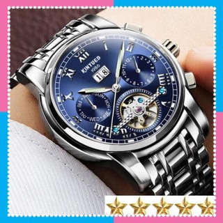 Đồng hồ cơ nam kinyued jayden - dây thép đúc đặt - máy automatic cao cấp