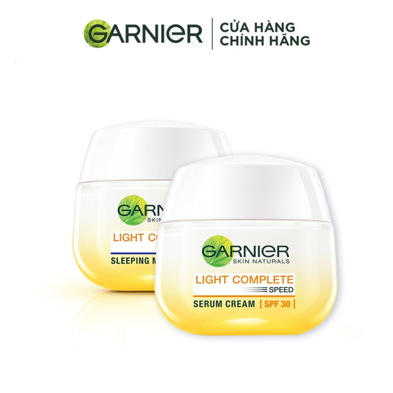 [Mã FMCGMALL -8% đơn 250K] Bộ kem dưỡng da ngày đêm làm sáng da Garnier Light Complete Vitamin C Serum Cream 50ml | BigBuy360 - bigbuy360.vn