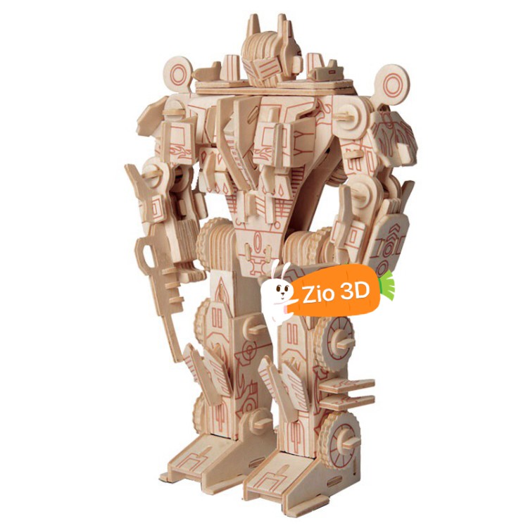 Mô hình lắp ráp gỗ 3D Robot