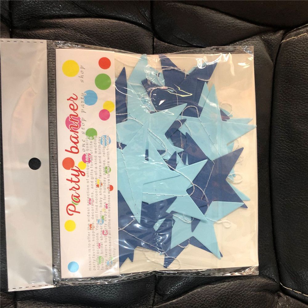 Dây Treo Trang Trí Tiệc Sinh Nhật Hình Ngôi Sao Năm Cánh 4M Chất Lượng Cao