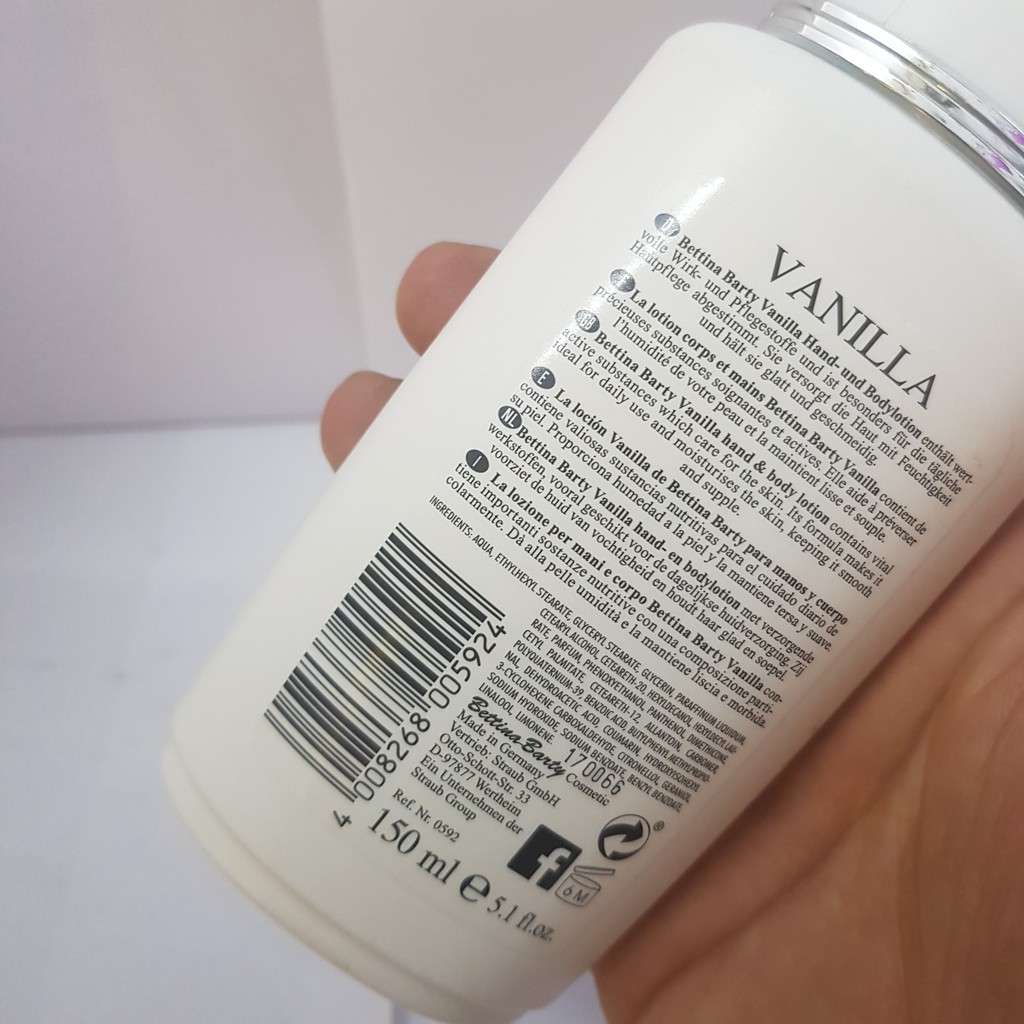 Sữa Dưỡng Thể Vanilla Đức 150ml