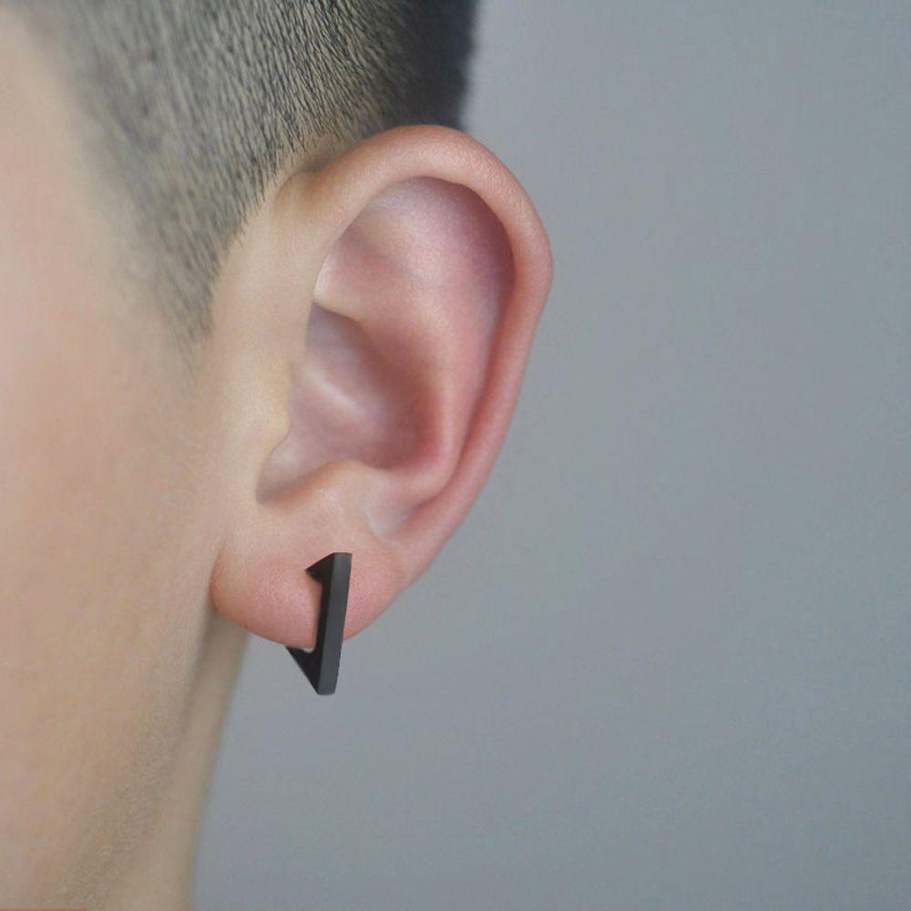 Khuyên Tai Dạng Kẹp Bằng Thép Không Gỉ Phong Cách Punk Thanh Lịch Cho Nam Và Nữ