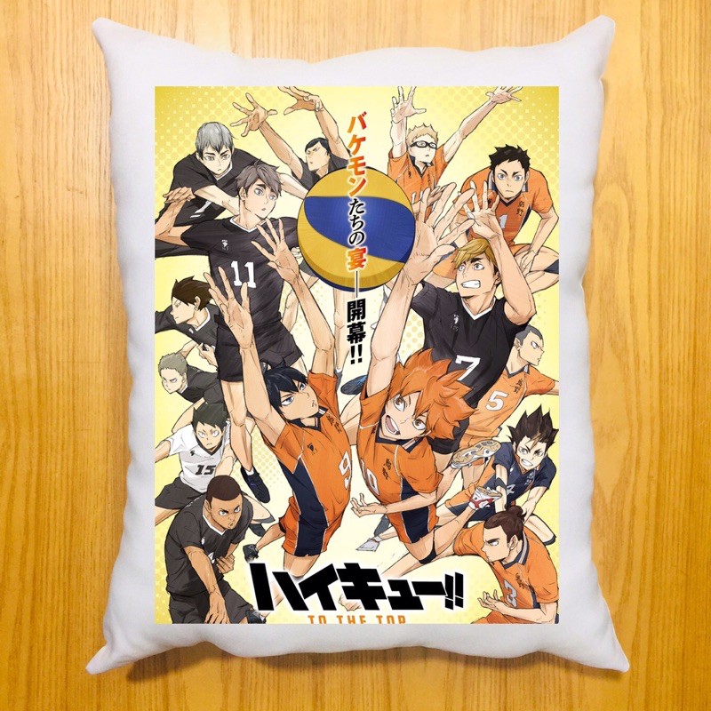 gối ôm anime haikyuu 40x50cm ruột bông hàn quốc