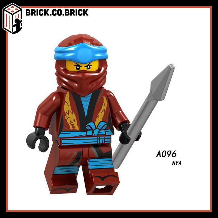 Lego Ninja Phantom Đồ Chơi Lắp Ráp Minifigure Và Non Lego Nhân Vật Hồ Ly Samurai Akita Zane Nya Kai Jay A090-A097