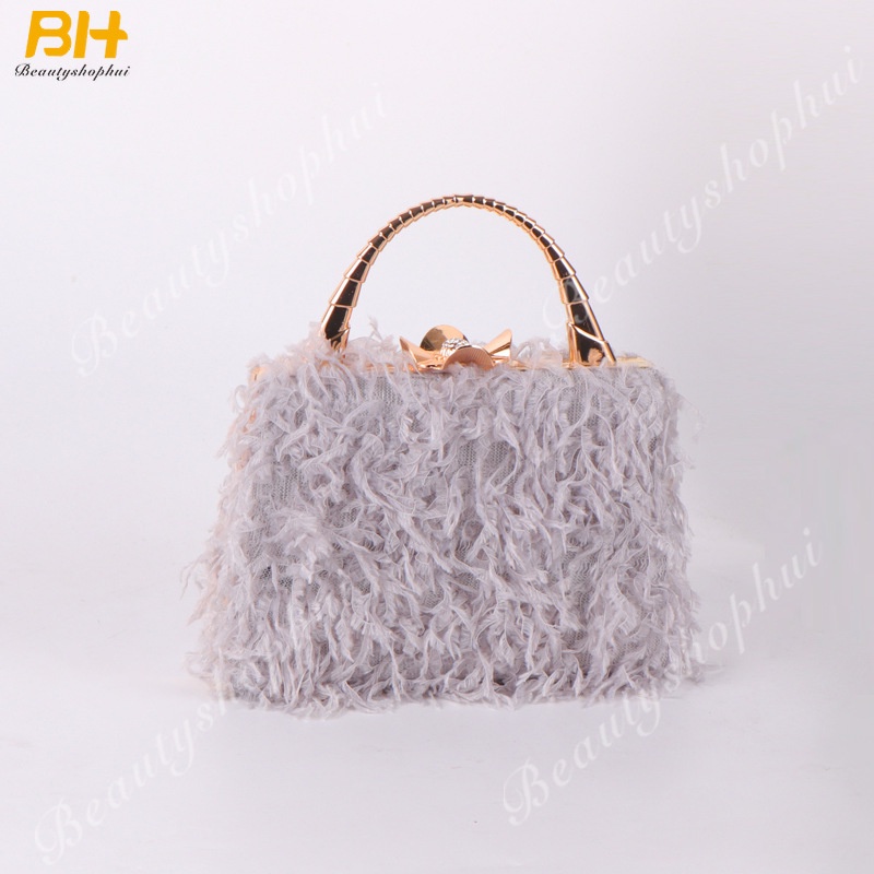 Túi Xách Lông Vũ 2022 Thời Trang Dành Cho Nữ