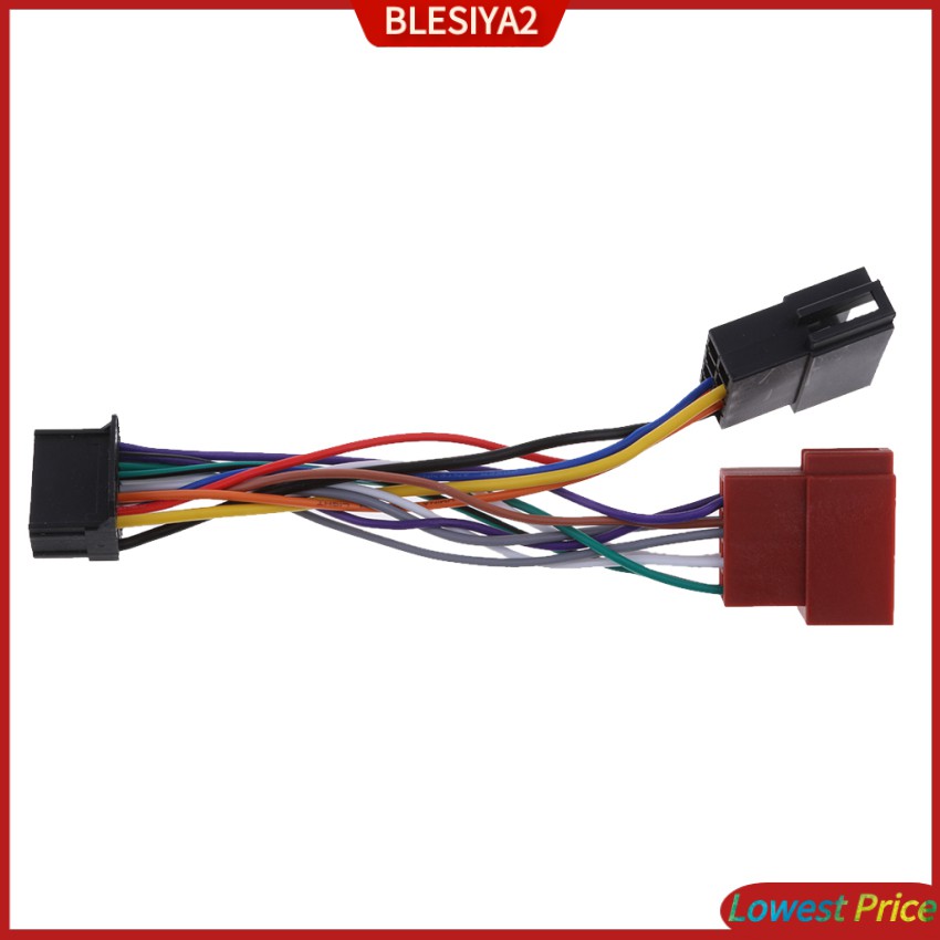 For Pioneer 2015 16 Pin to ISO Lead Wiring Loom Power Adaptor Radio Wire