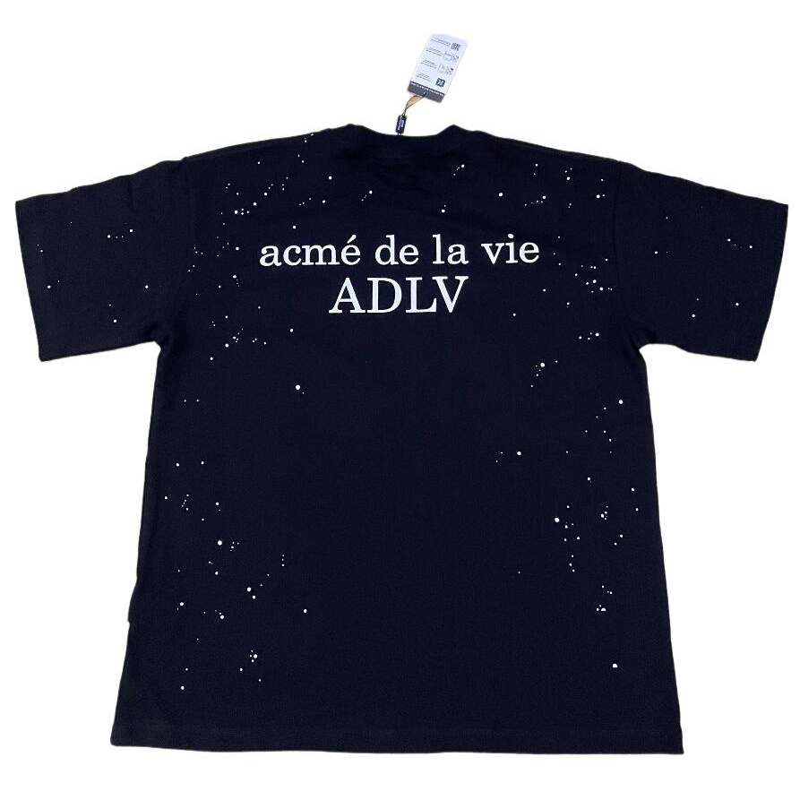 Adlv / Accmedelavie Phi Hành Gia Ngôi Sao Áo Thun cotton Tay Ngắn unisex