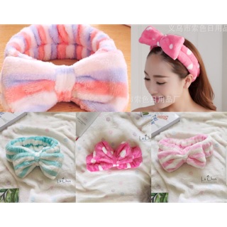Băng đô rửa mặt nơ - gửi màu ngẫu nhiên