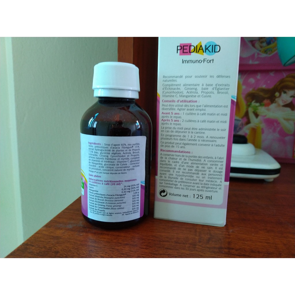 Pediakid Immuno-Fort tăng sức đề kháng 125ml