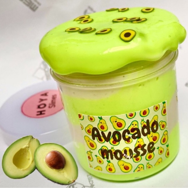 AVOCADO MOUSSE Basic & Butter slime (250ml) Đồ chơi slime