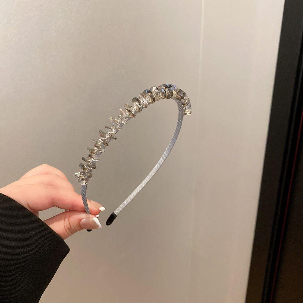 Kẹp Tóc VANES1 Màu Trắng Họa Tiết Hình Học Tối Giản Cho Nữ|Dây Cột Tóc Thời Trang Hè Xinh Xắn Cho Nữ