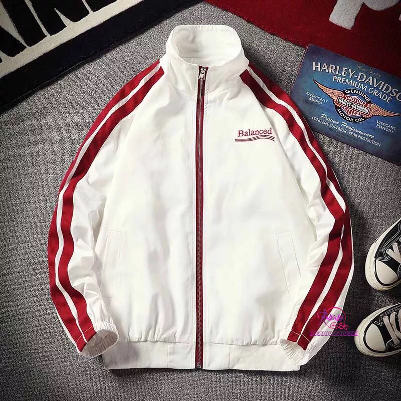 Áo khoác dáng rộng CNV146 phối sọc tay thời trang B050 | BigBuy360 - bigbuy360.vn