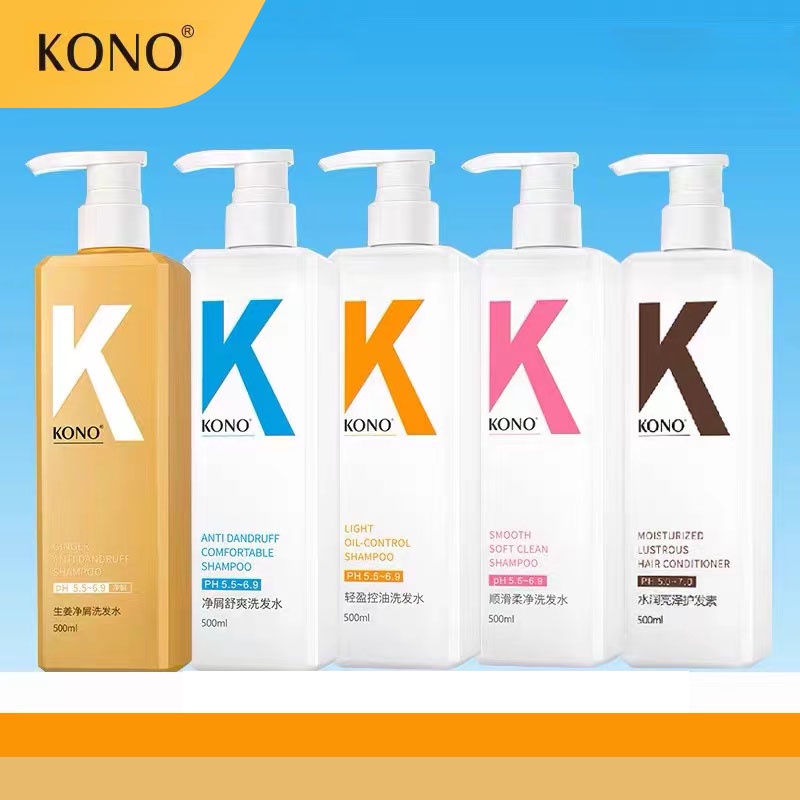 Dầu Gội KONO Chiết Xuất Gừng Chống Gàu Kiềm Dầu Mềm Mại Làm Sạch Da Đầu