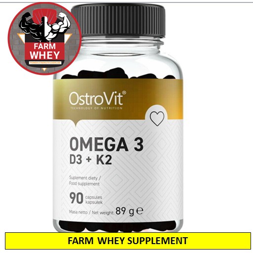 (LÔ MỚI) OSTROVIT OMEGA3 + VITAMIN D3 + K2 (90viên/180 viên), THỰC PHẨM HỖ TRỢ XƯƠNG KHỚP VÀ TIM MẠCH | BigBuy360 - bigbuy360.vn