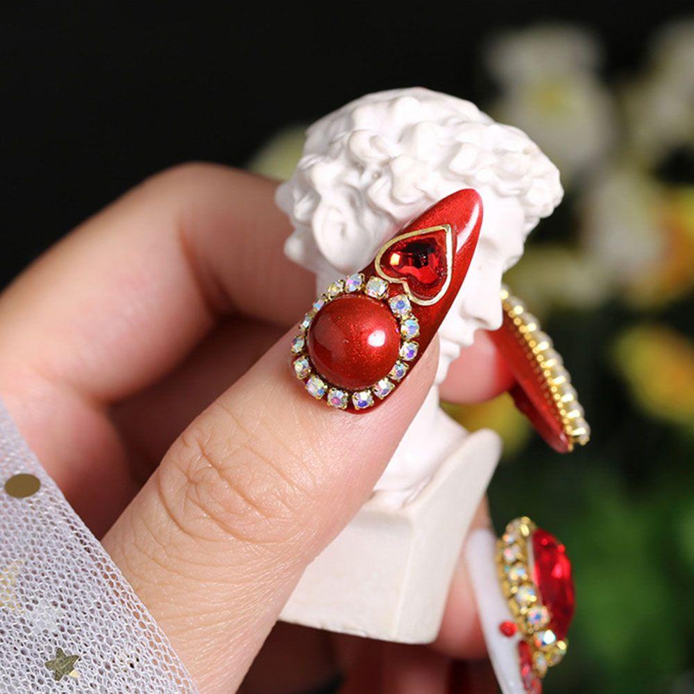 Dây Xích Kim Tuyến 3D Trang Trí Móng Tay Nghệ Thuật|Phụ Kiện Kim Loại Trang Trí Móng Tay Xinh Xắn|Dây Chuyền Xích Thời Trang Cá Tính