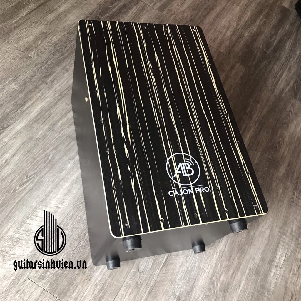 Trống cajon AB Drum - Trống âm vang chắc nhịp cho bạn mới tập - Bảo hành 6 tháng có kèm lót mông( DENKT)