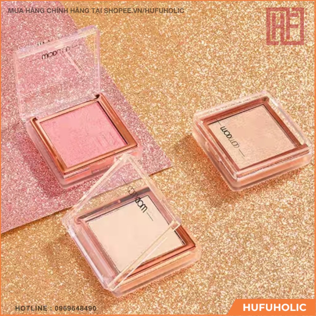 Highlight phấn bắt sáng bắt sáng 2 màu HERORANGE xinh xắn bền màu High Glow WODW06 HERO51