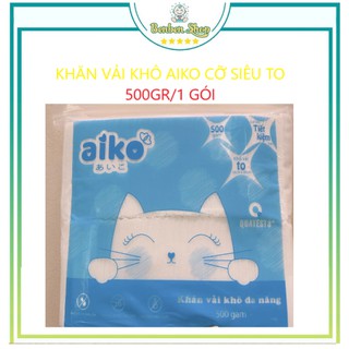 1 gói Khăn vải khô đa năng AIKO 500gam- 18cm x20cm