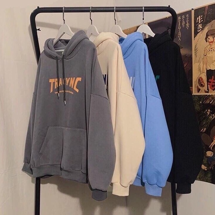 Áo Hoodie cotton TRAC unisex - Rere.Store [FREESHIP] - Áo nỉ dài tay form rộng dáng suông, thiết kế cá tính | BigBuy360 - bigbuy360.vn