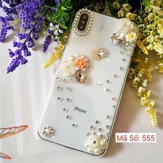 Ốp lưng handmade đính đá họa tiết