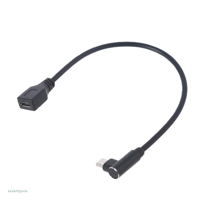 Dây cáp nối dài góc 90 độ cổng micro usb cho điện thoại/ máy tính bảng tiện dụng