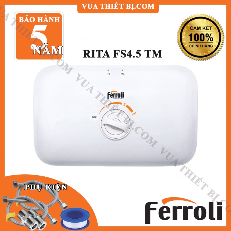 Ferroli Rita TM FS-4.5TM 4500w - Bình nóng lạnh trực tiếp cho bếp