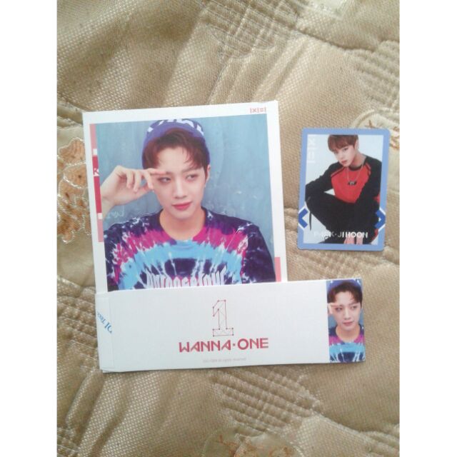 Cover+Sleeve Guanlin ver Pink + Card Jihoon ver Sky alb Nothing without you