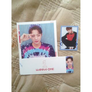 Cover+Sleeve Guanlin ver Pink + Card Jihoon ver Sky alb Nothing without you