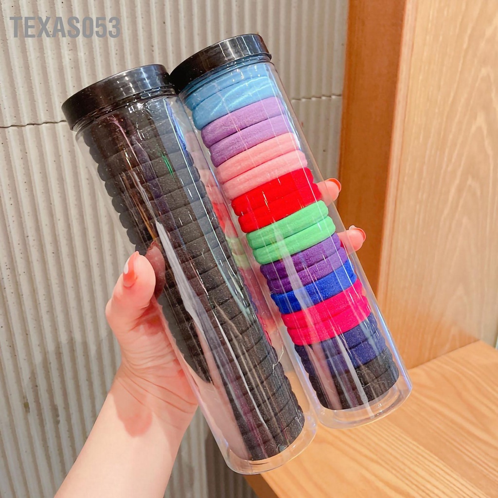 Dây Buộc Tóc Đuôi Ngựa Co Giãn Mềm Mại Đơn Giản Cho Nữ