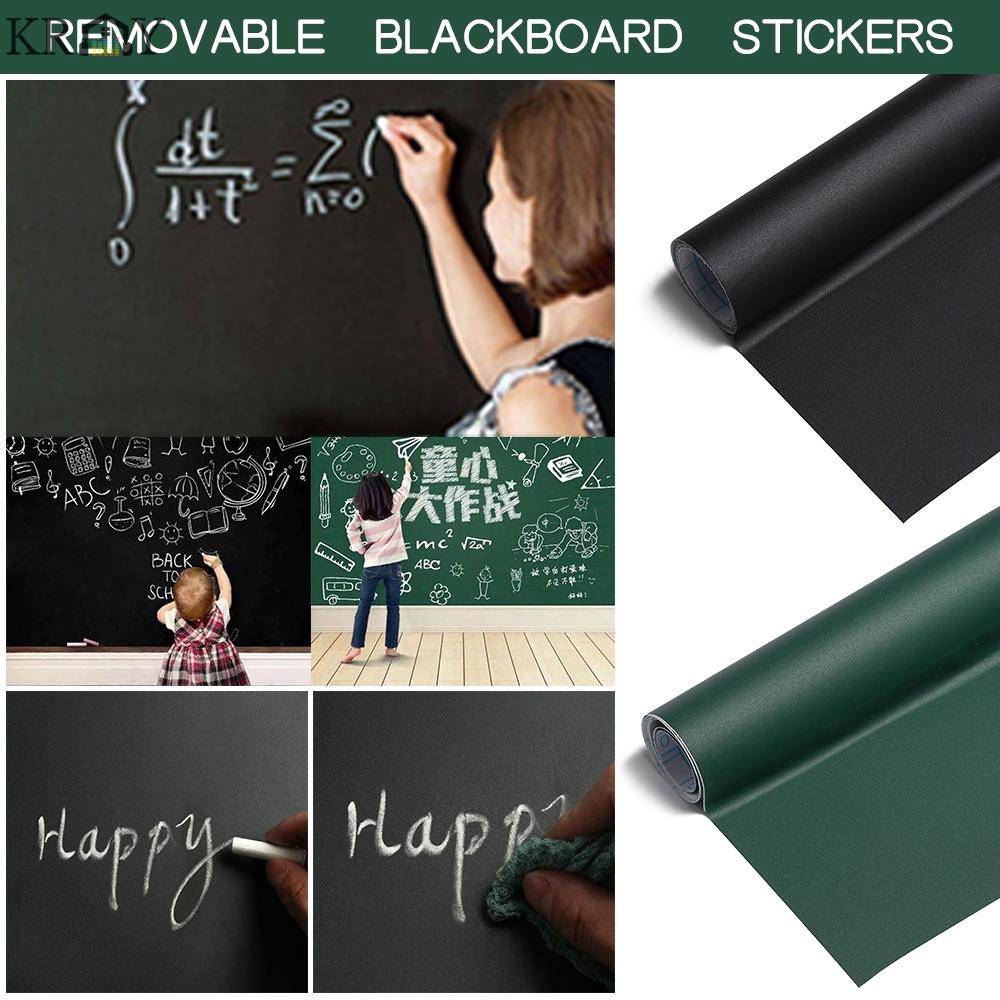 Miếng dán bảng đen bằng PVC chống thấm nước dùng phấn viết / vẽ graffiti có thể xóa được tiện dụng