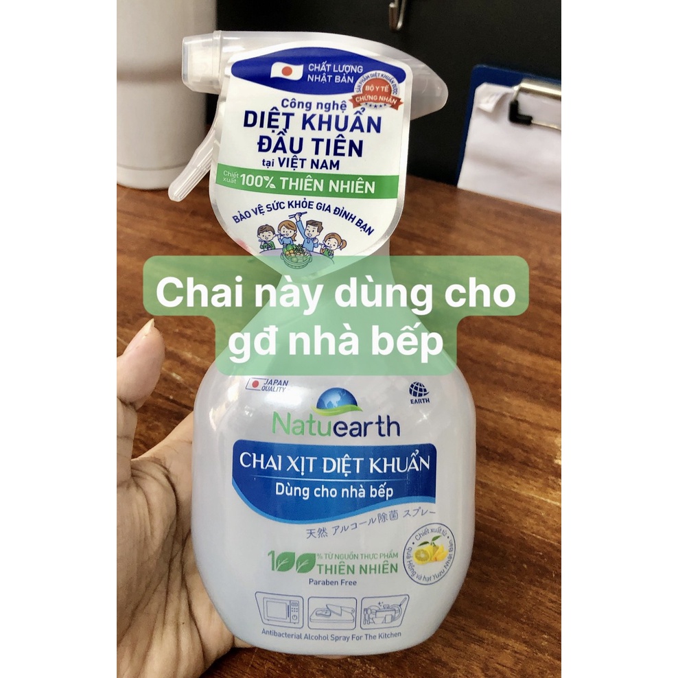 Chai Xịt Diệt Khuẩn Gia Dụng Và Y Tế Không Mùi 410ml