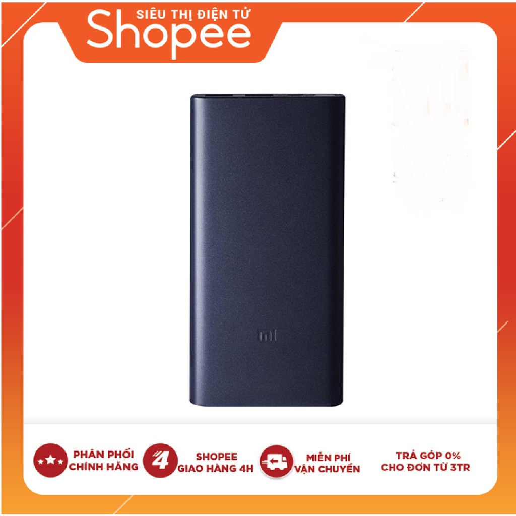 Pin sạc dự phòng Xiaomi 2S 10000mAh (Gen 2 New - 2018) - Hàng chính hãng DGW