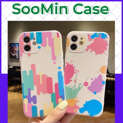 Ốp lưng iphone cạnh vuông chất liệu mền mại in hình hot 6splus/7/7plus/8/8plus/x/xr/xs/11/12/13/pro/max/