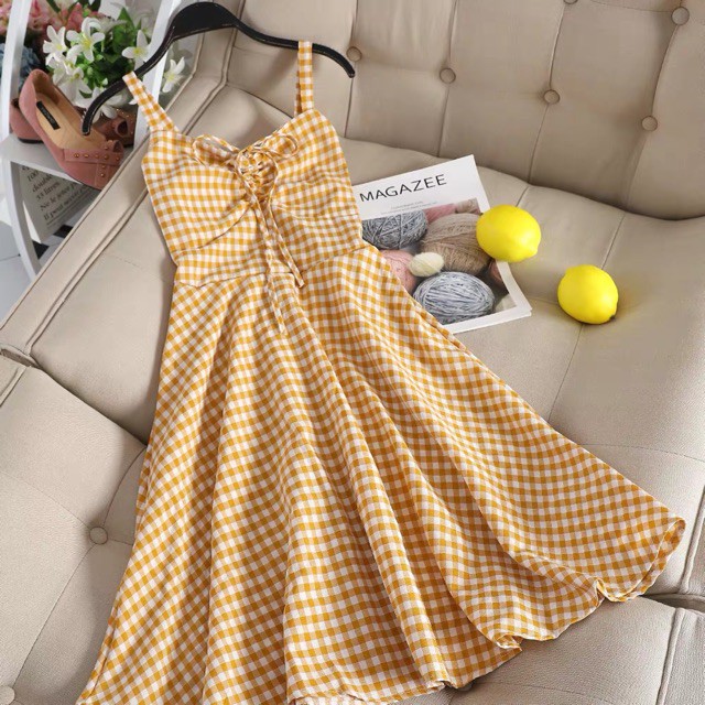 -( sieu re ) Váy 2 dây vừa là maxi xinh như công chúa - hàng Quảng Châu