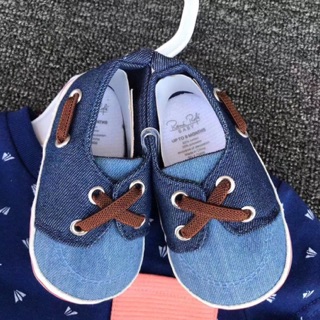 [THANH LÝ]- Set đồ 3 chi tiết bé trai size 0-9m