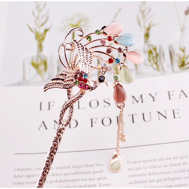 Trâm Cài Tóc Phong Cách Retro Thời Trang