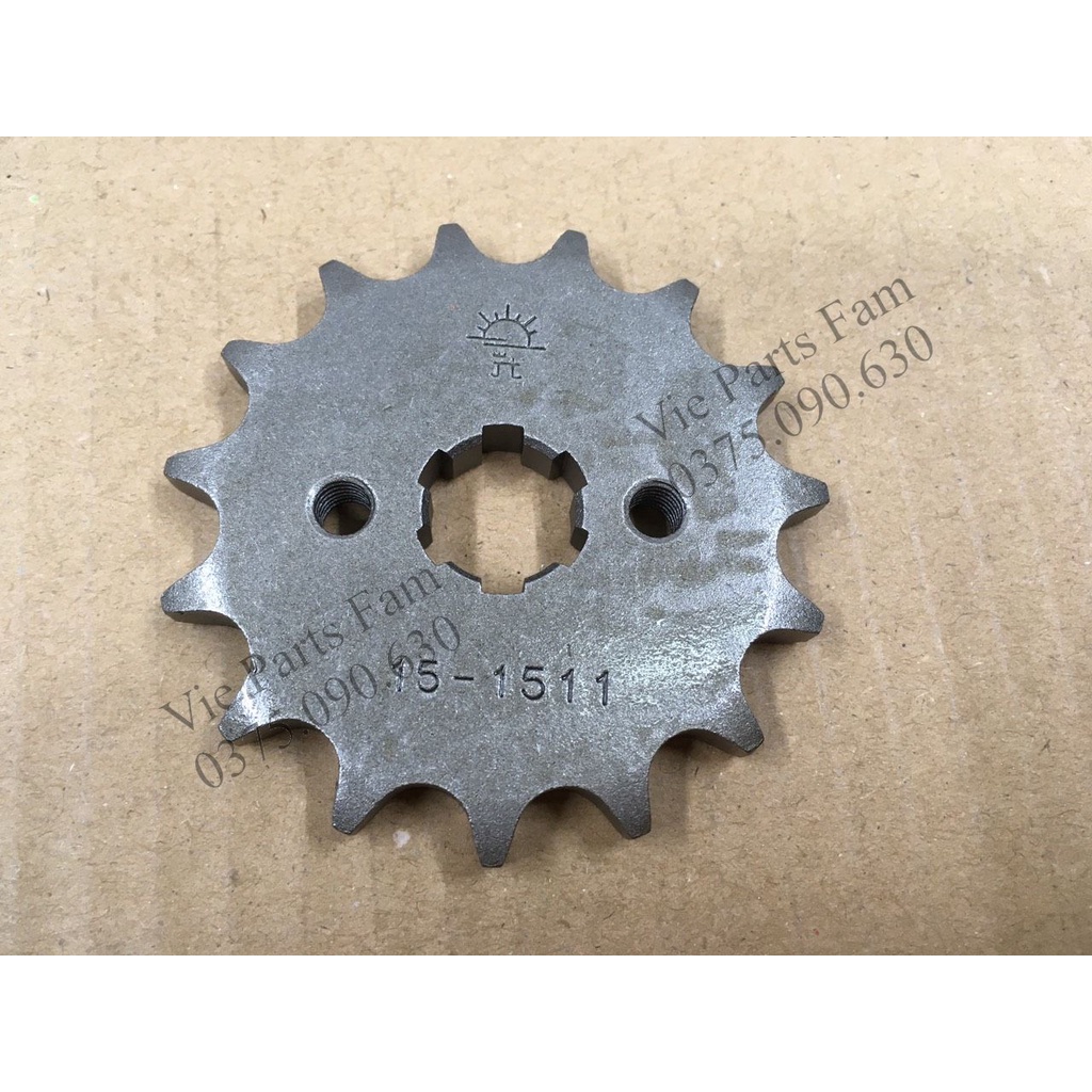 Nhông 14T/ 15T Mặt trời chính hãng gắn Dream, Wave, Wave RS, Wave S110, Wave RSX110, RSX FI, Future, Wave Blade 110
