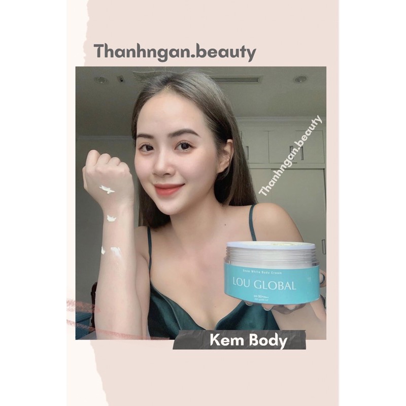 [FULLBOX] BodyCream Lou Global - KEM DƯỠNG TRẮNG DA BODY LOU GLOBAL [kèm thiệp, túi giấy và hộp] | BigBuy360 - bigbuy360.vn