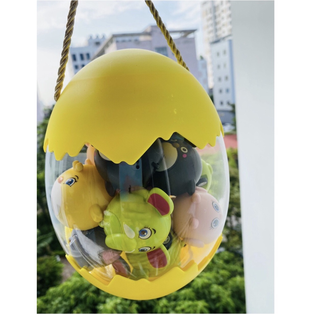 [ Tách lẻ ] Set 20 Con Vật Chạy Đà dễ thương (1 hộp TRỨNG THÚ CHẠY CÓT) chơi vui cho bé