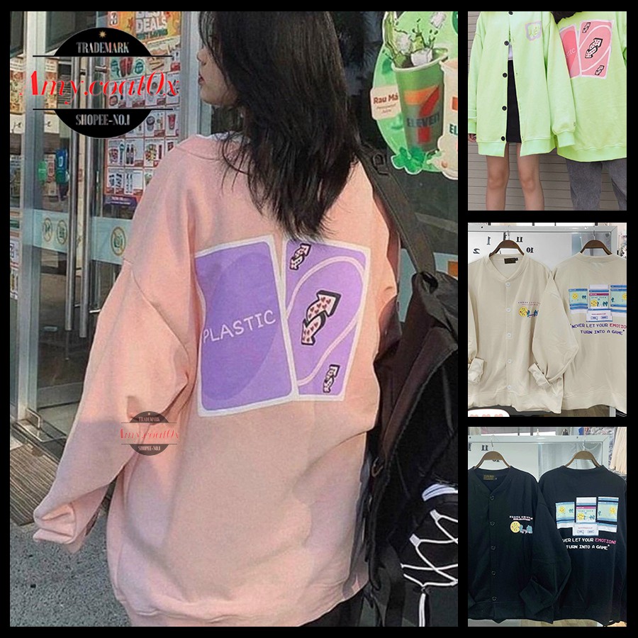 Áo khoác khoát nam nữ vải nỉ dày đẹp form rộng áo khoát khoác cặp đôi bomber jacket unisex cao cấp - Amy.Coat0x | BigBuy360 - bigbuy360.vn