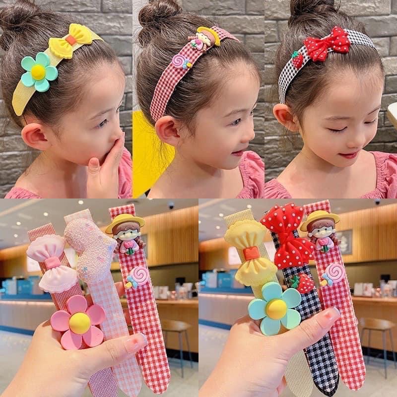 Bờm dán tóc mái siêu xinh cho bé